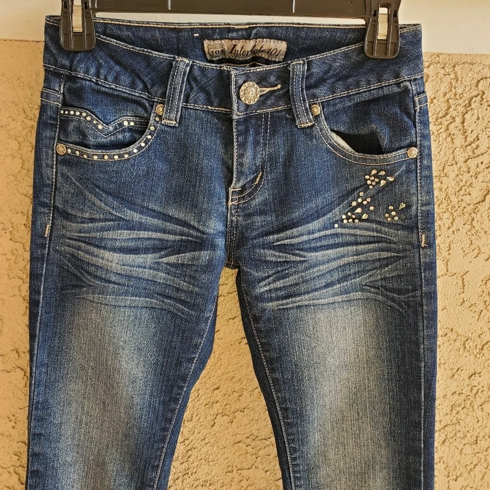 Interstate 101 Low Rise Denim Blue Jean's Sz 1